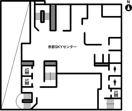 ハートピア京都　2階平面図